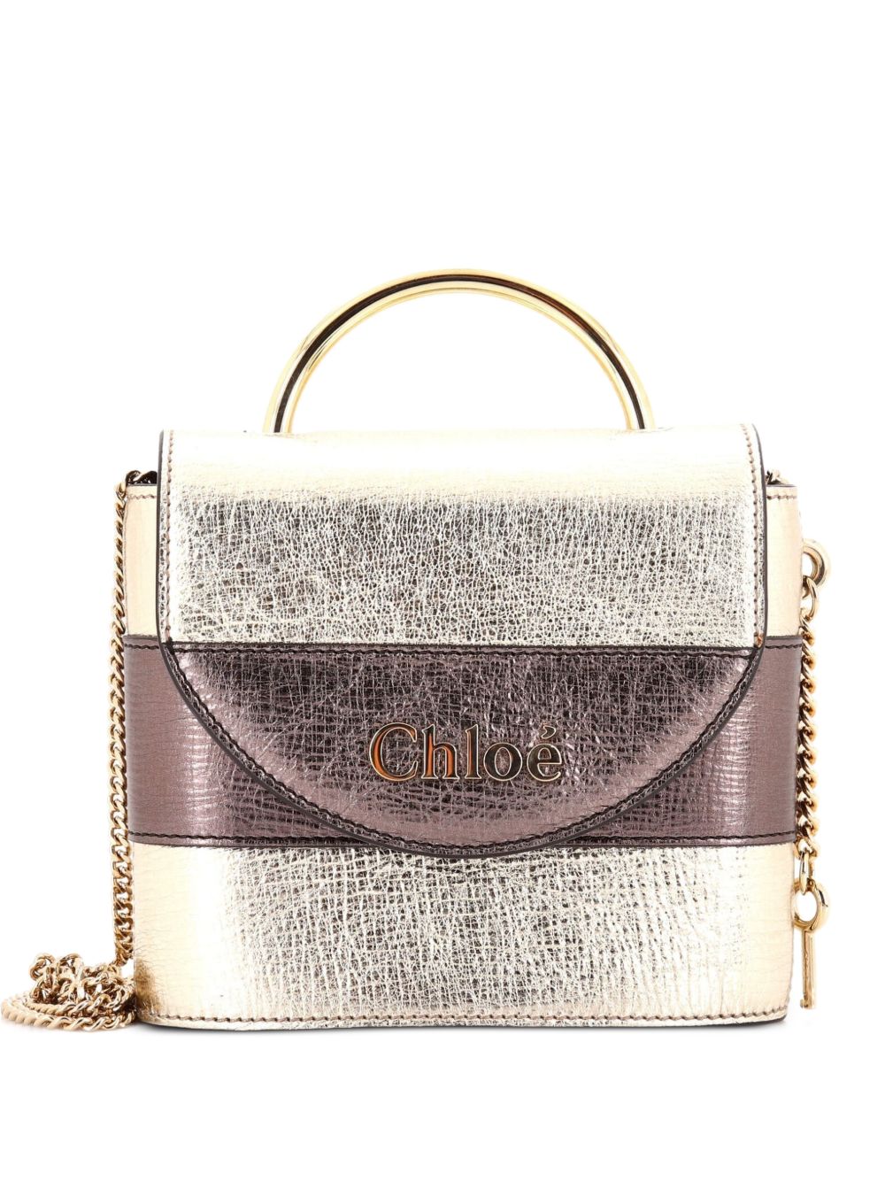 Aby Lock Bag Leather Small crossbody bag