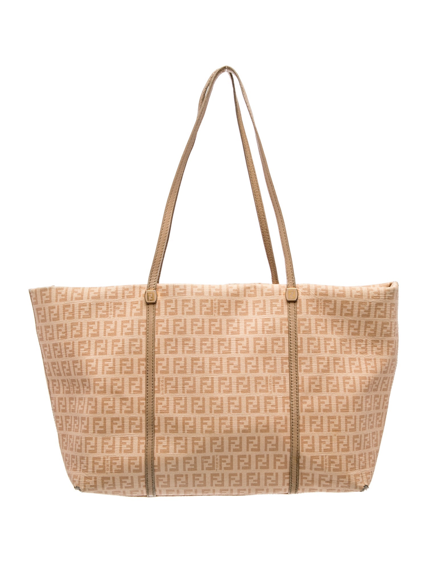 Zucchino FF Vintage Coated Canvas Zucchino Tote Bag