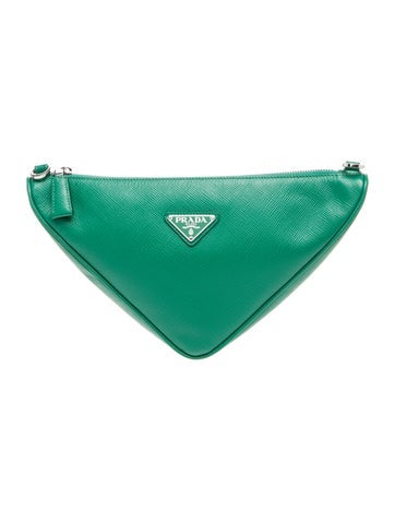 Saffiano Leather Clutch