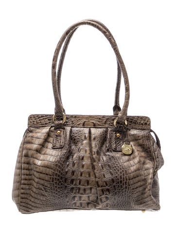 Brahmin Embossed Leather Shoulder Bag