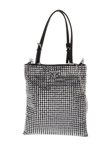 Enameled Metal Triangle Bucket Bag w/ Tags