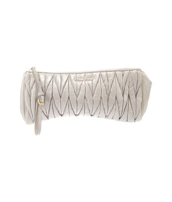 Miu Miu Miu Leather Clutch