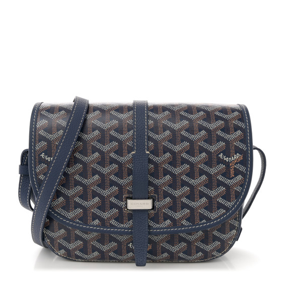 Goyard Goyardine Belvedere II PM Messenger Bag Navy