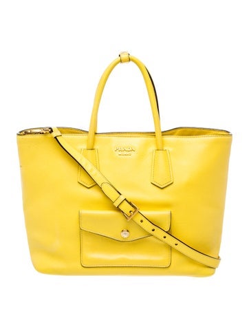 Saffiano Lux Leather Shoulder Bag