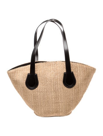 Mark Cross Raffia Tote