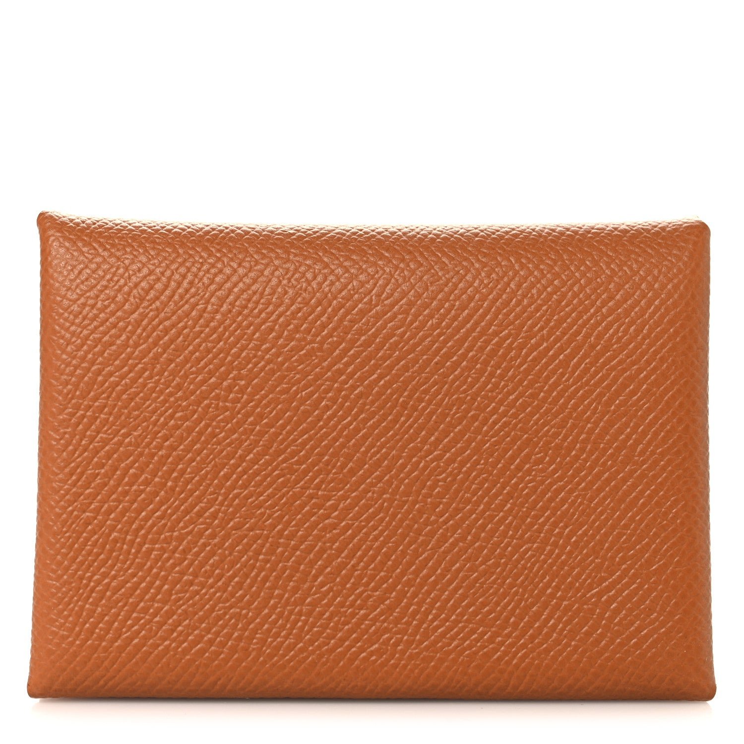 Hermes Epsom Calvi Duo Card Case Gold