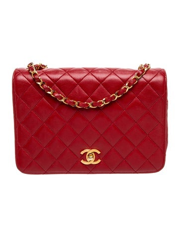 Quilted CC Single Flap Bag