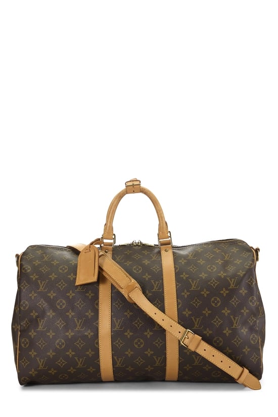 Monogram Canvas Keepall Bandouliere 50