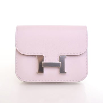 Hermes Evercolor Leather Constance Silm Wallet
