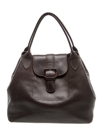Leather Top Handle Bag