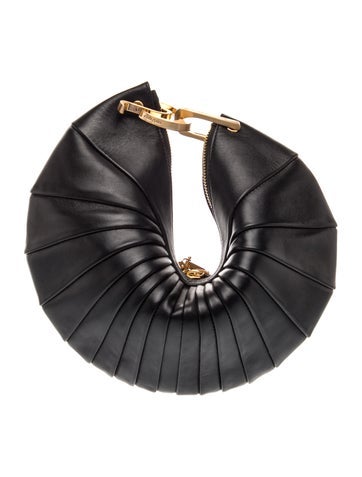 Cult Gaia Leather Top Handle Bag