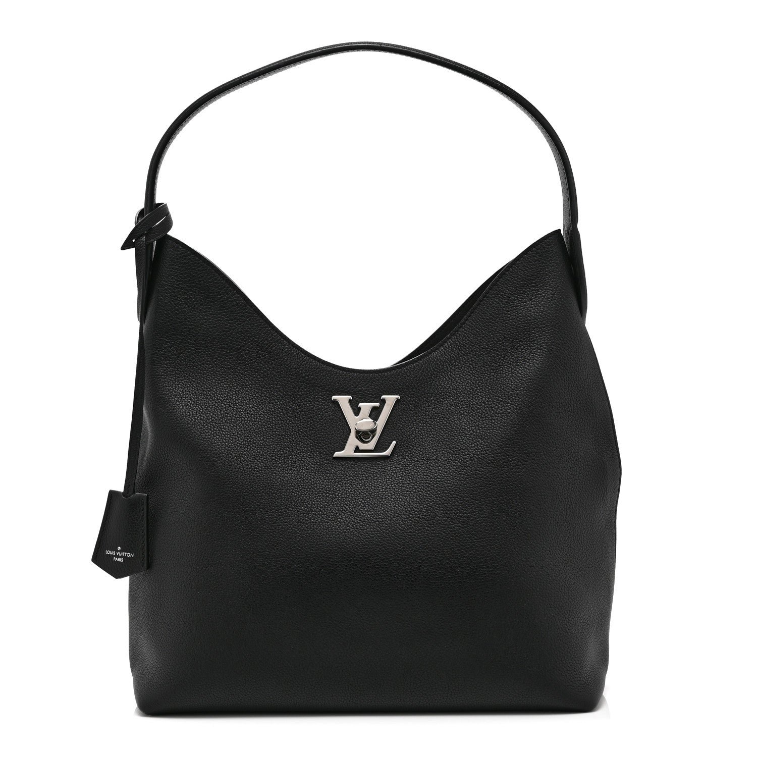 Louis Vuitton Louis Vuitton Calfskin Lockme Hobo Black