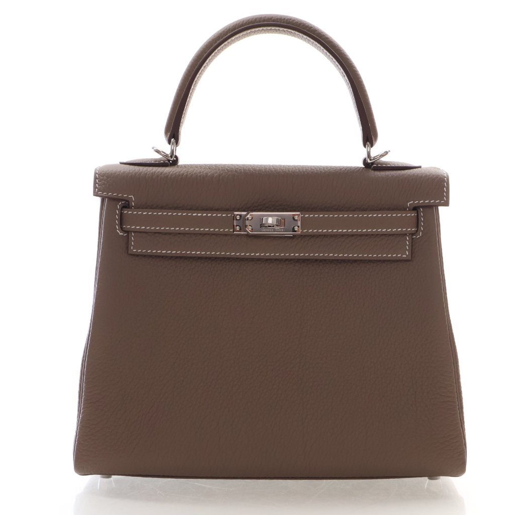 Hermes Etoupe Togo Kelly 25