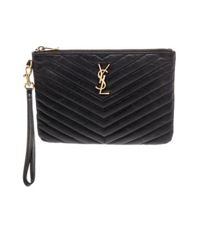 Saint Laurent Saint Laurent Chevron Clutch