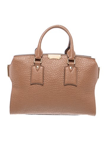 Leather Top Handle Bag