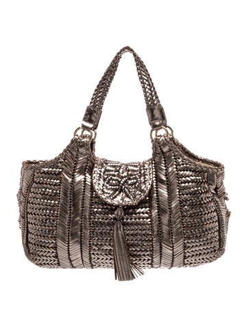Leather Top Handle Bag