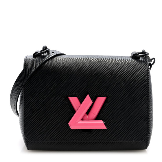 Louis Vuitton Epi Twist Shoulder Bag PM Black Pink