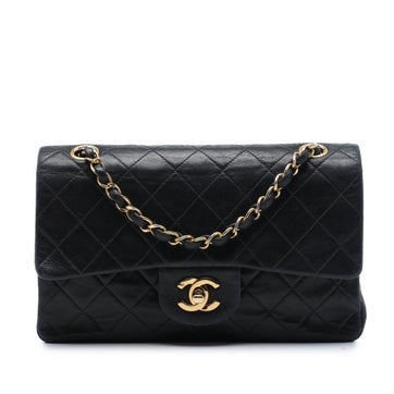 Small Classic Lambskin Double Flap