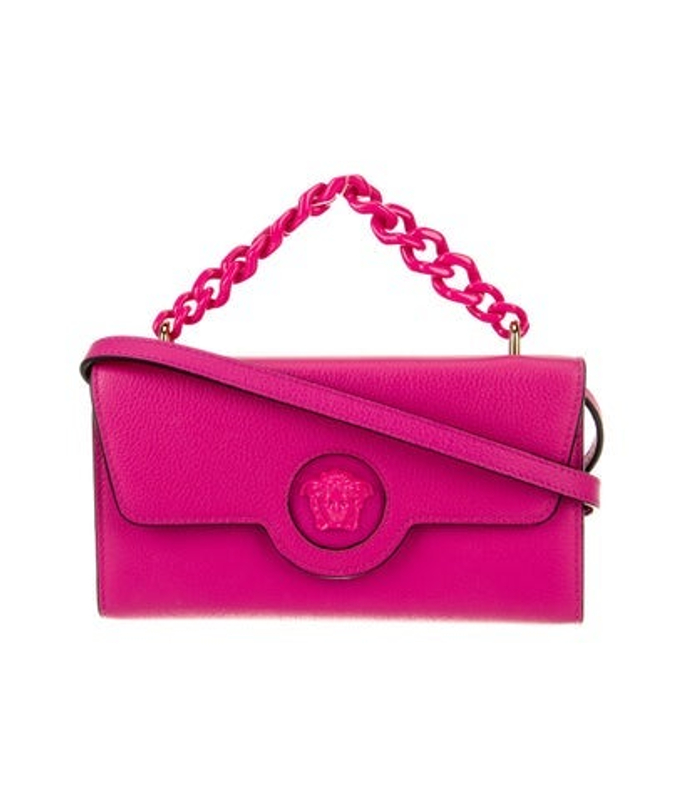 Versace Leather Top Handle Bag