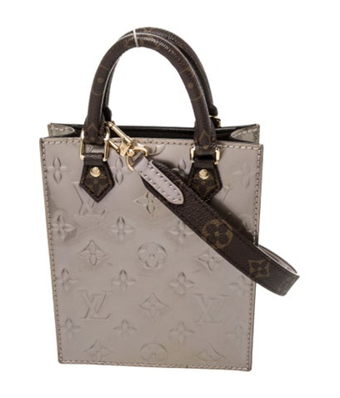 Louis Vuitton Vuitton Monogram Vernis Sac Plat Mini