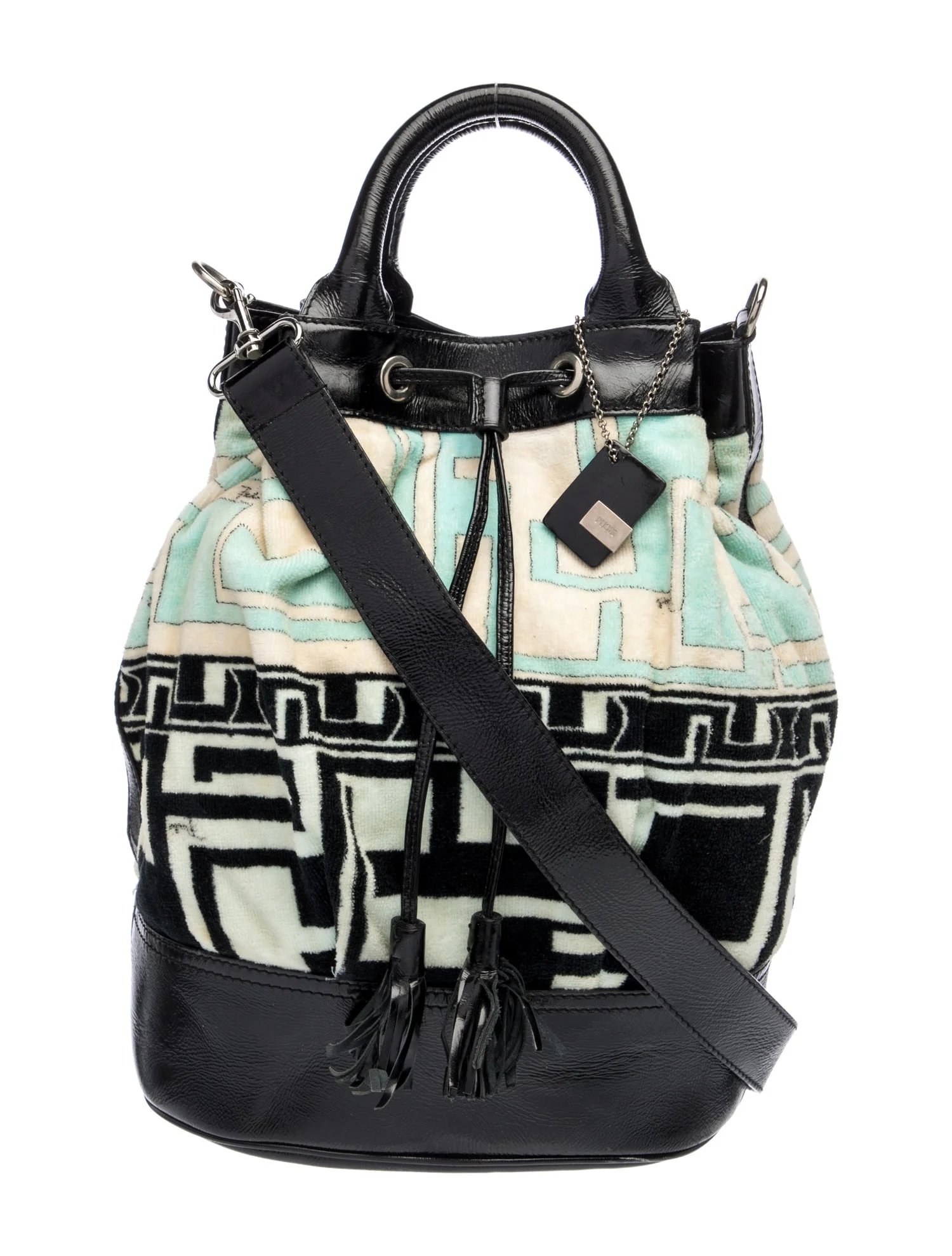 Emilio Pucci Terry Cloth Bucket Bag