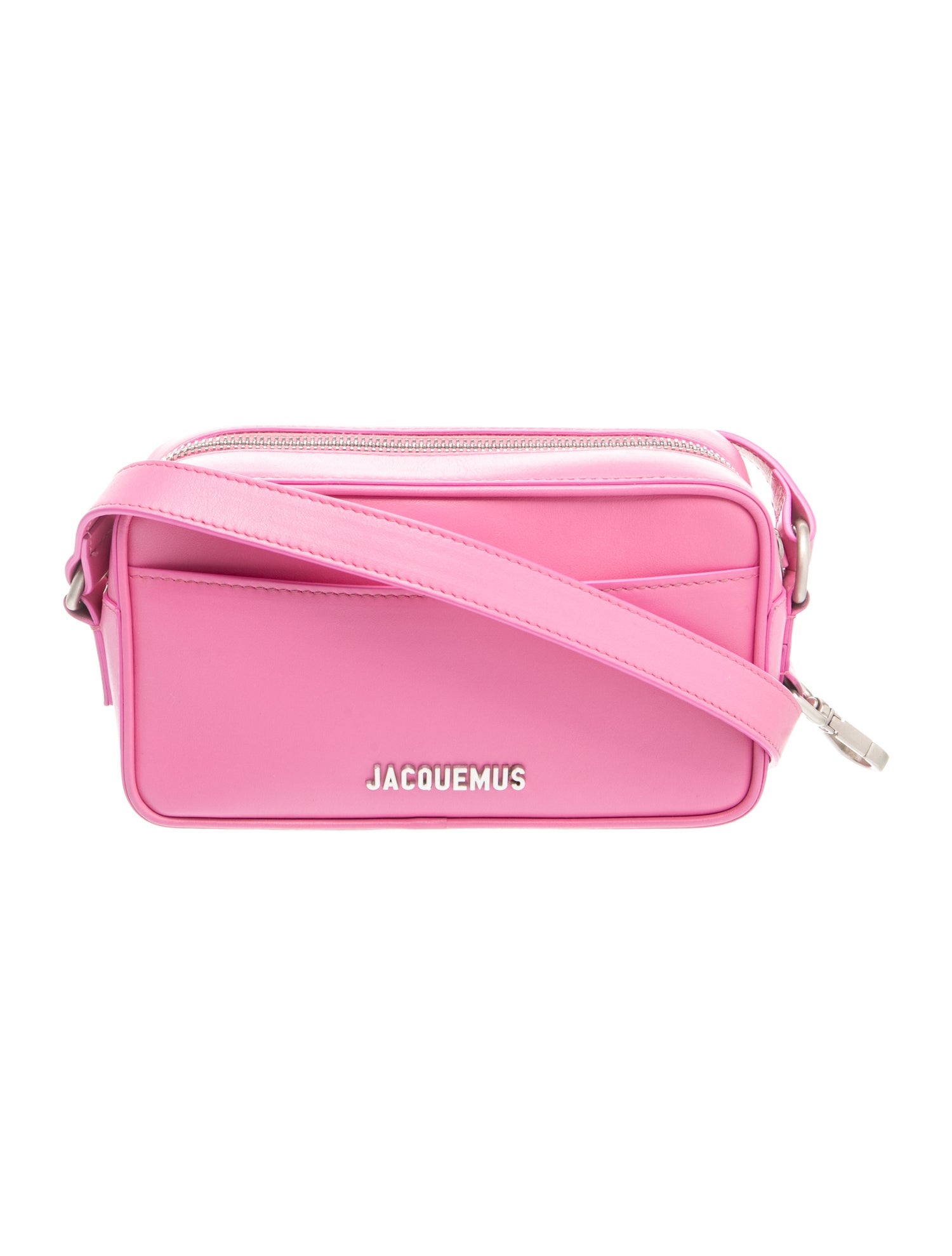 Leather Le Baneto Strapped Pochette Bag Small
