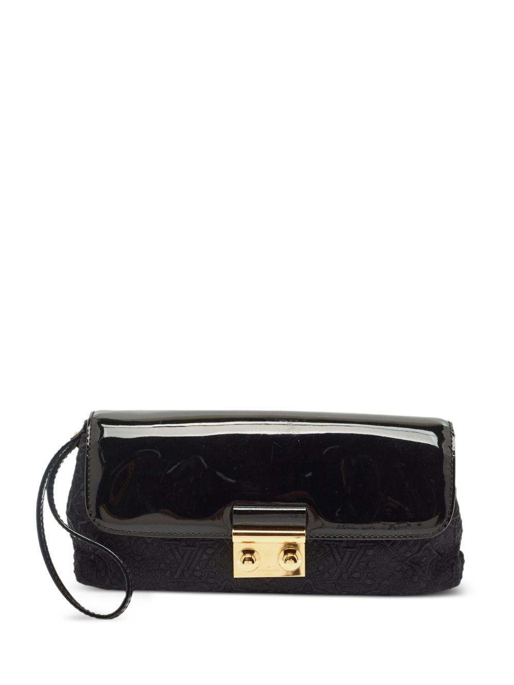 Dentelle embroidered clutch bag