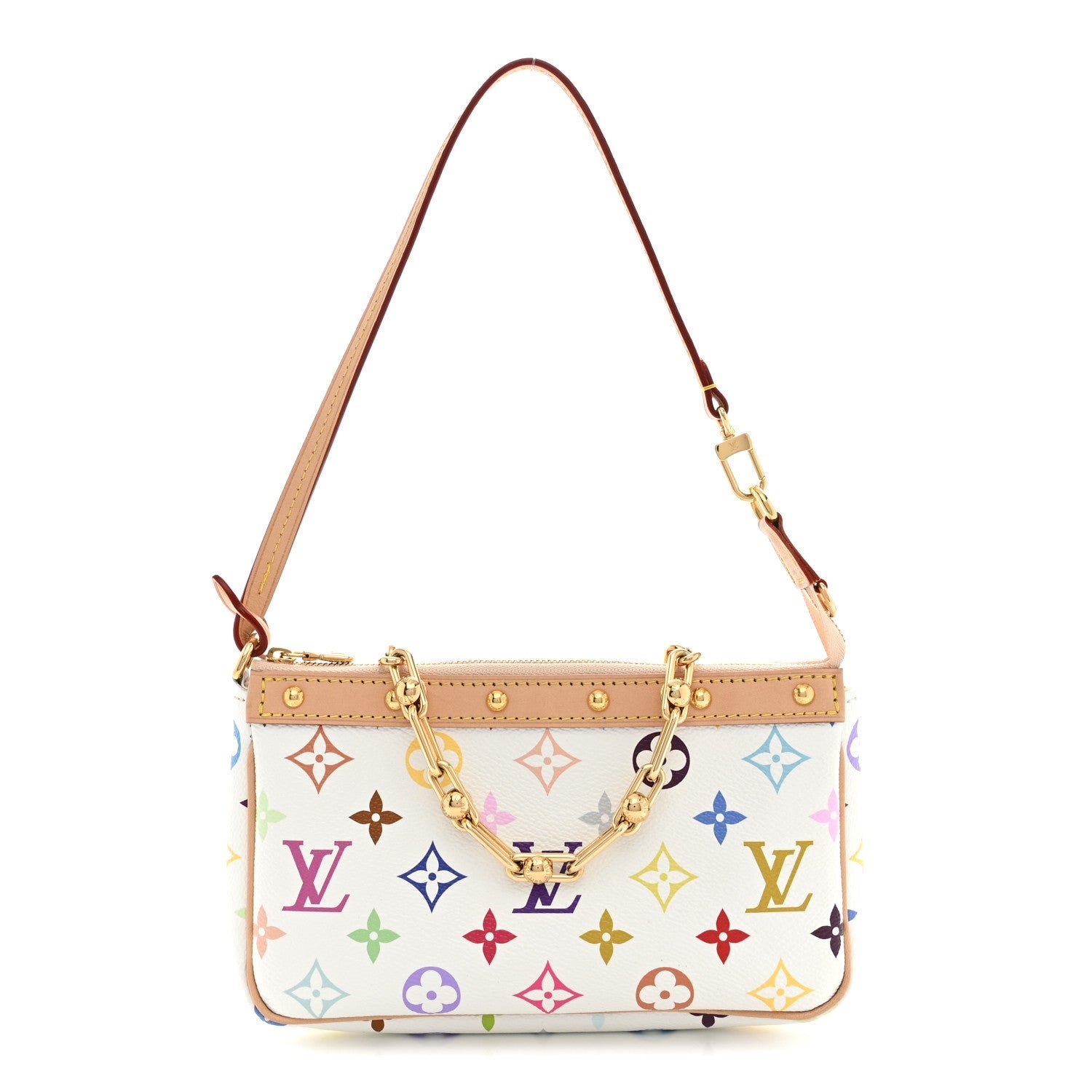 Louis Vuitton LV X TM Monogram Multicolor Pochette Accessories White