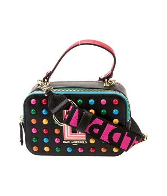Karl Lagerfeld Lagerfeld Leather Shoulder Bag W Tags