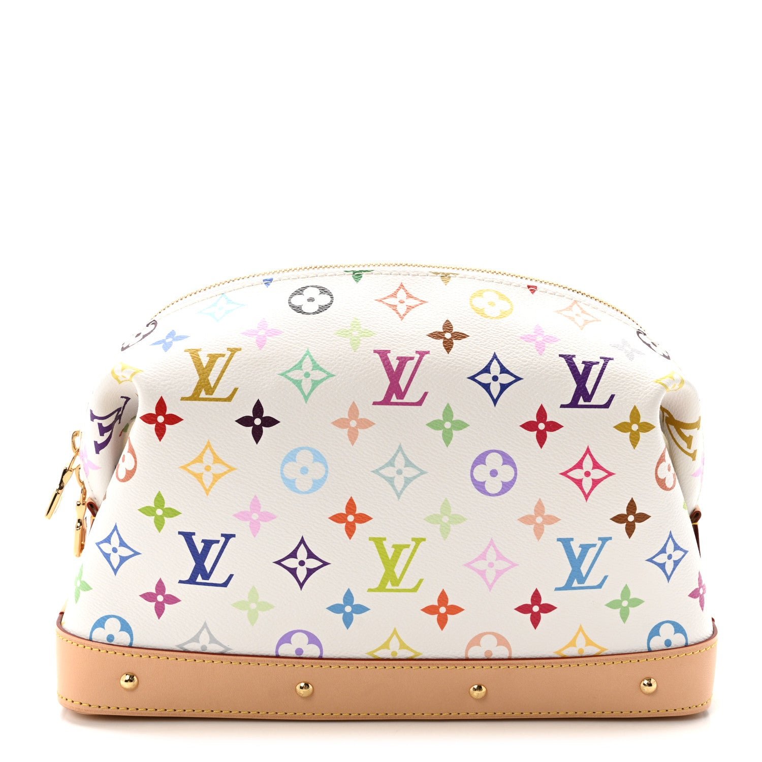 Louis Vuitton LV x TM Monogram Multicolor Cosmetic Pouch GM White