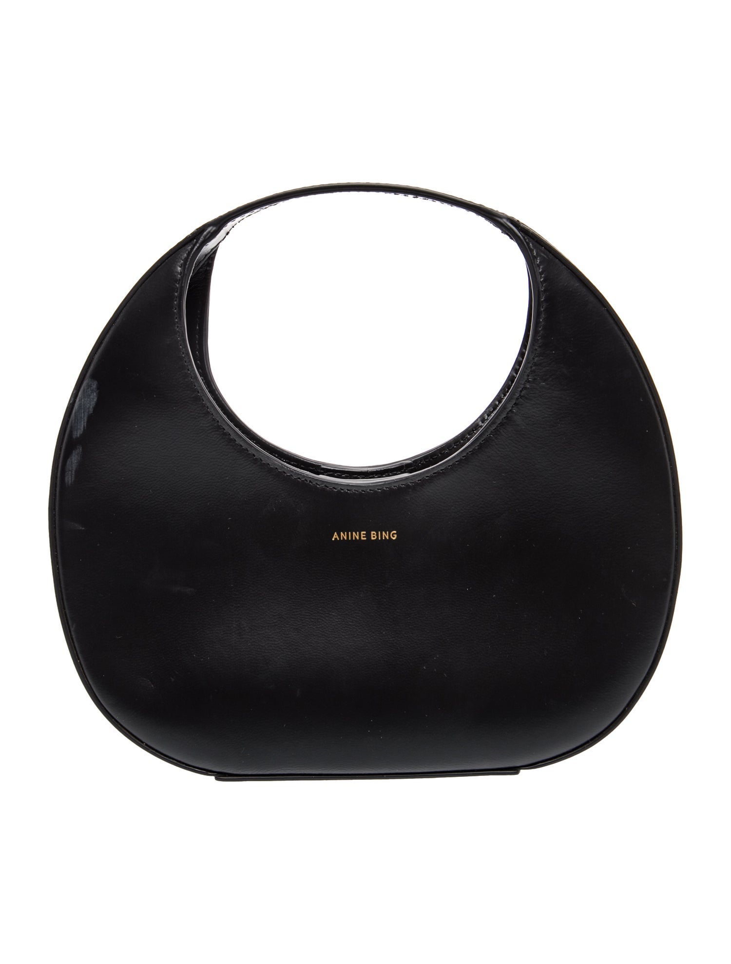 Anine Bing Leather Top Handle Bag