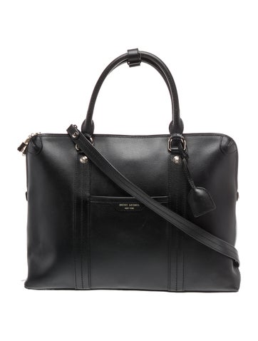 Leather Top Handle Bag