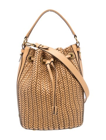 Michael Kors Leather Bucket Bag