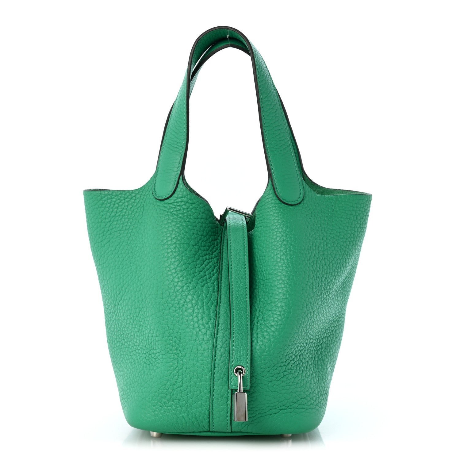 Hermes Taurillon Clemence Picotin Lock 18 PM Menthe