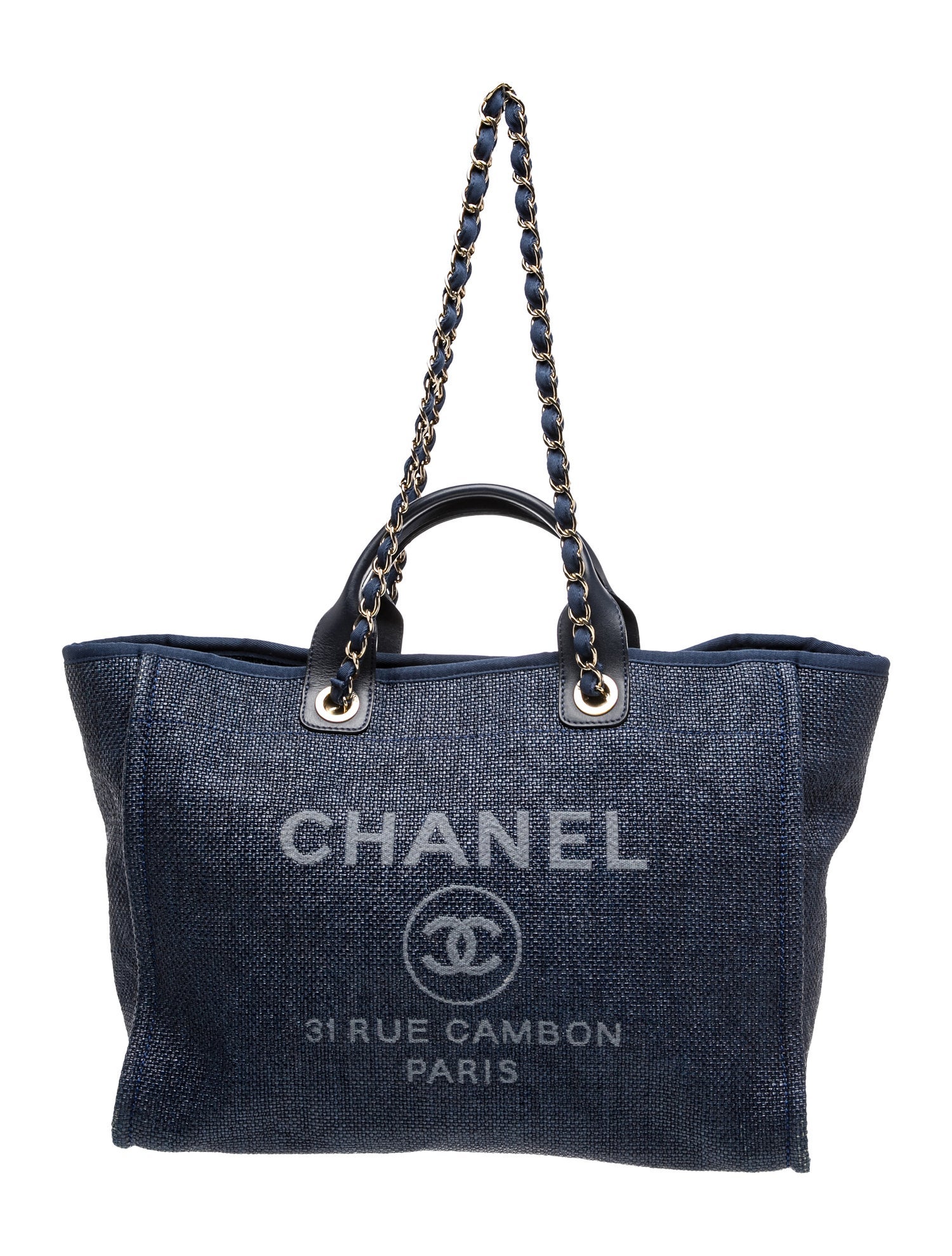 Medium Raffia Deauville Tote