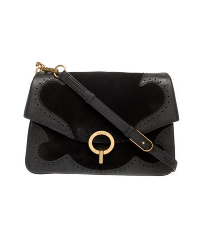 Sandro Suede Shoulder Bag
