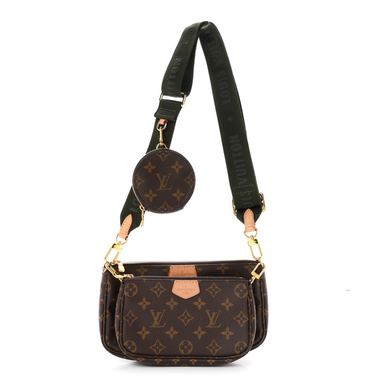 Louis Vuitton Monogram Multi Pochette Accessories Kaki