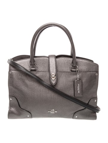 Leather Top Handle Bag
