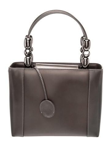 Leather Top Handle Bag Vintage