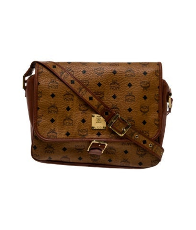 MCM Monogram Messenger Bag