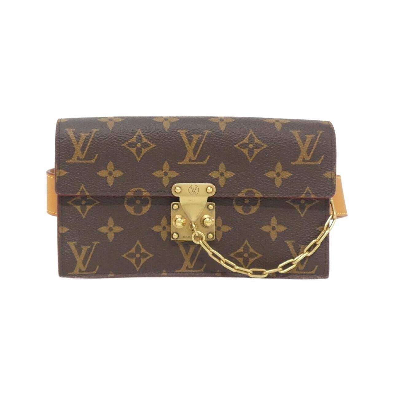 Louis Vuitton Monogram S Lock Belt Pouch PM M44667 Pouch