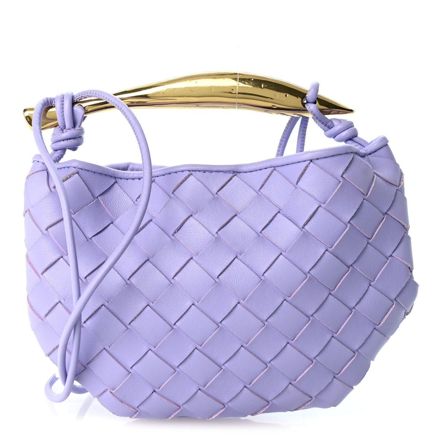 Bottega Veneta Nappa Intrecciato Mini Sardine Bag Amethyst