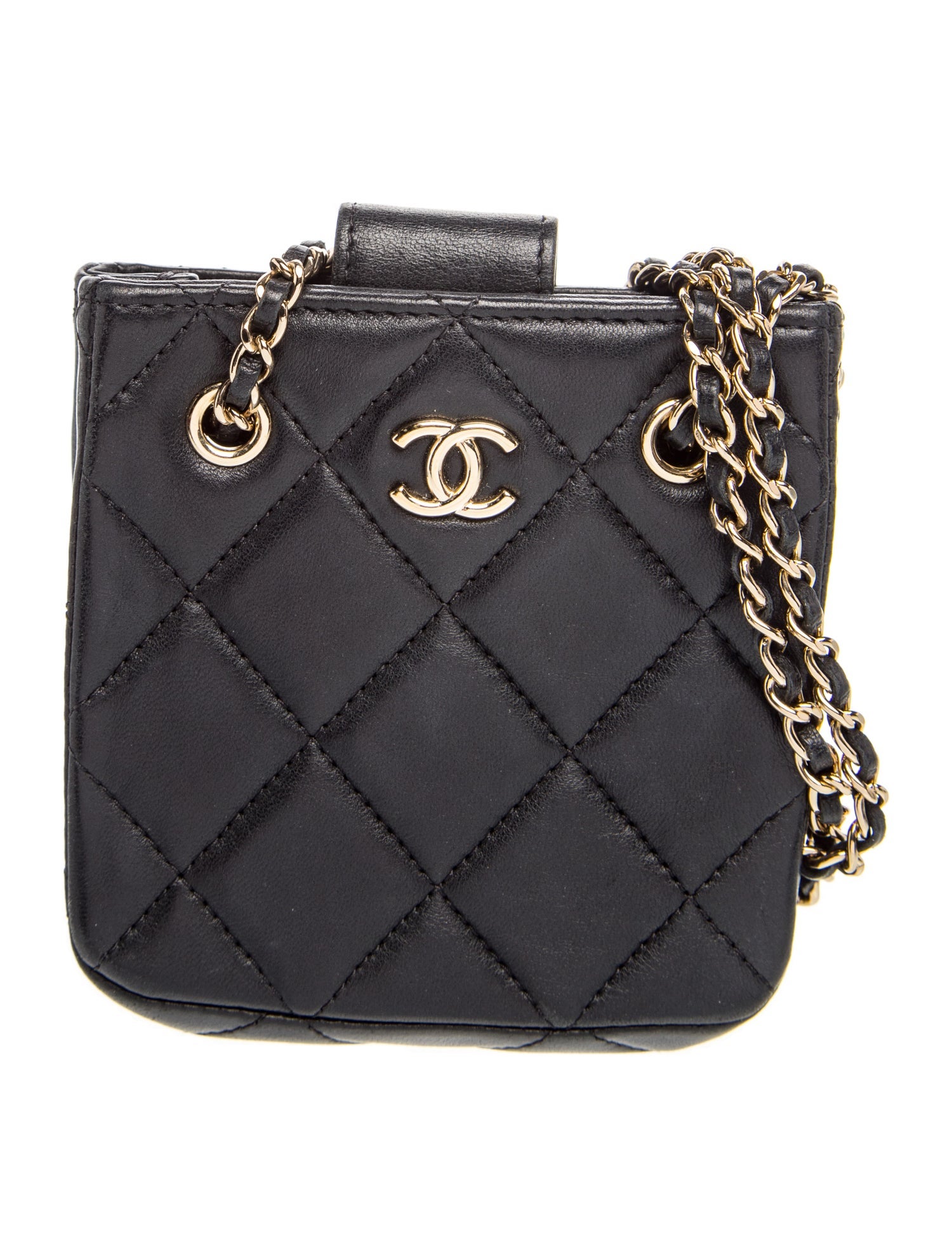 Quilted Lambskin Tiny Shopping Bag
