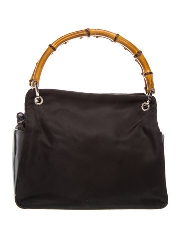 Bamboo Bamboo Top Handle Bag Vintage