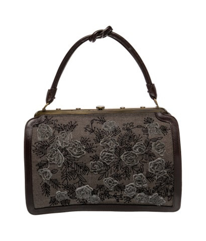 Marni Canvas Top Handle Bag