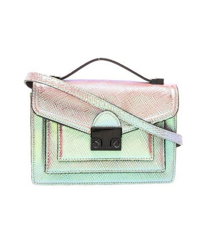 Loeffler Randall Randall Embossed Leather Crossbody Bag