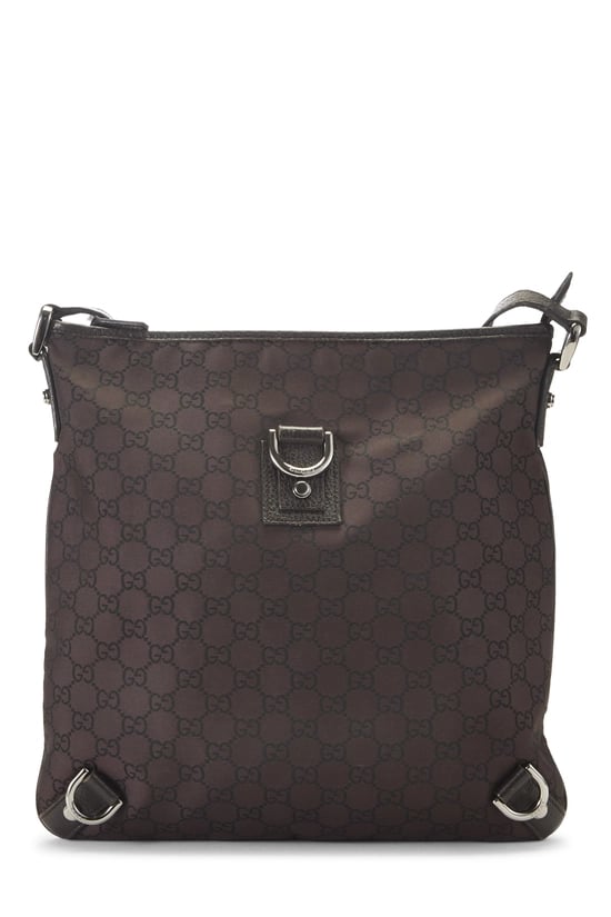 Brown GG Nylon D-Ring Abbey Messenger