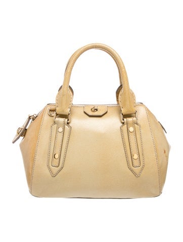 Leather Top Handle Bag