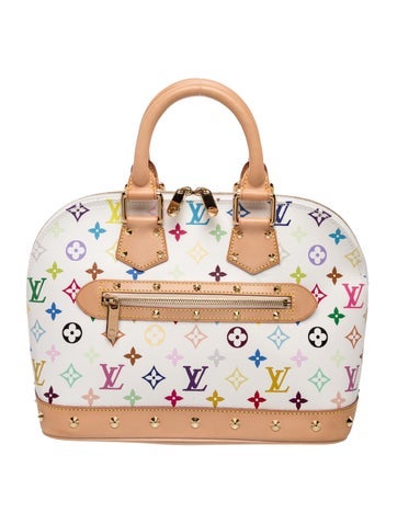 Multicolore Monogram Alma PM
