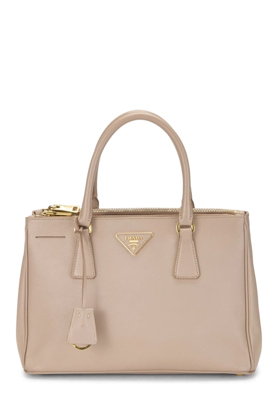 Pink Saffiano Executive Tote Small